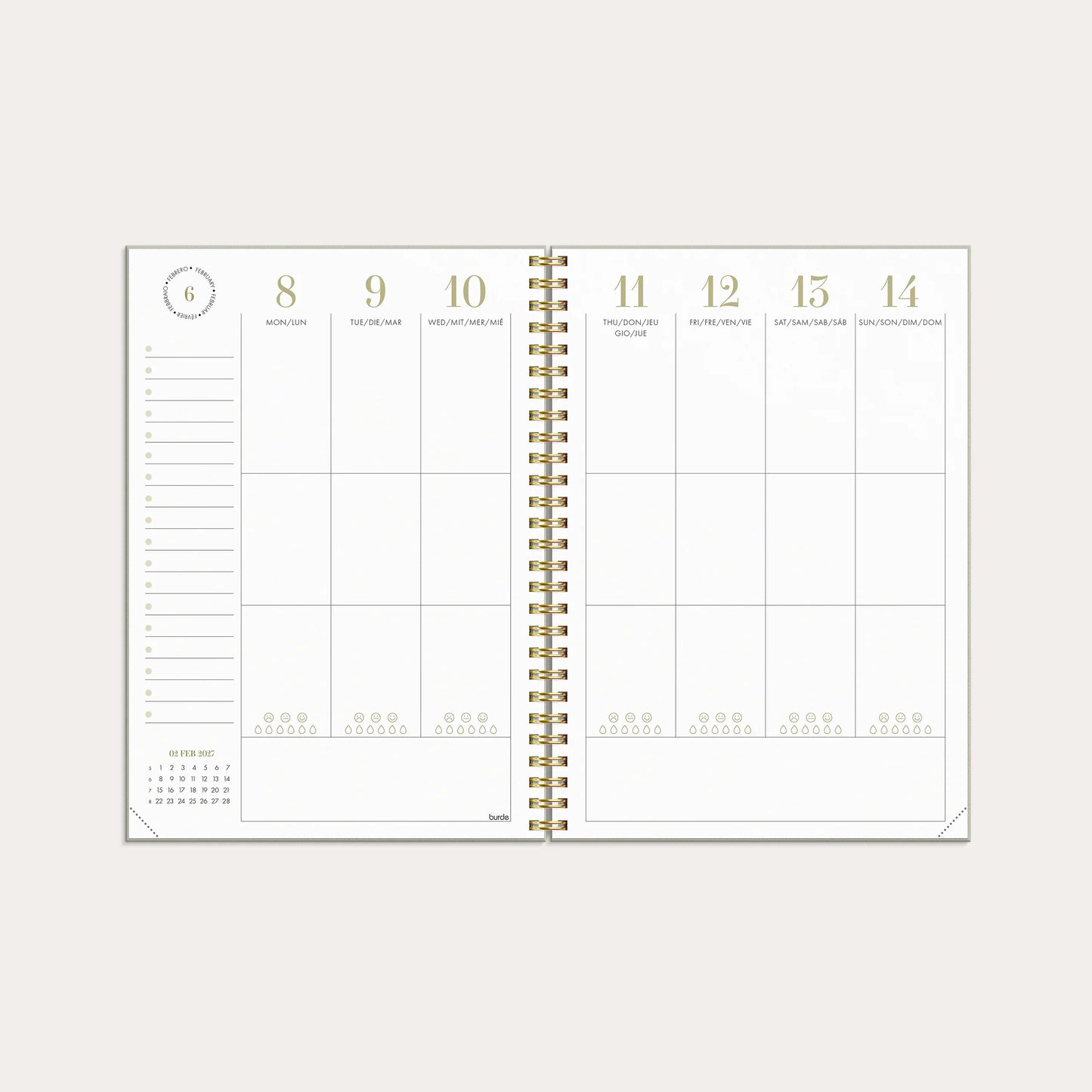 Norasin Life Planner Essentials A5 2026–2027 — Dated Daily Planner | Goal Setting, Time Management & Personal Organization