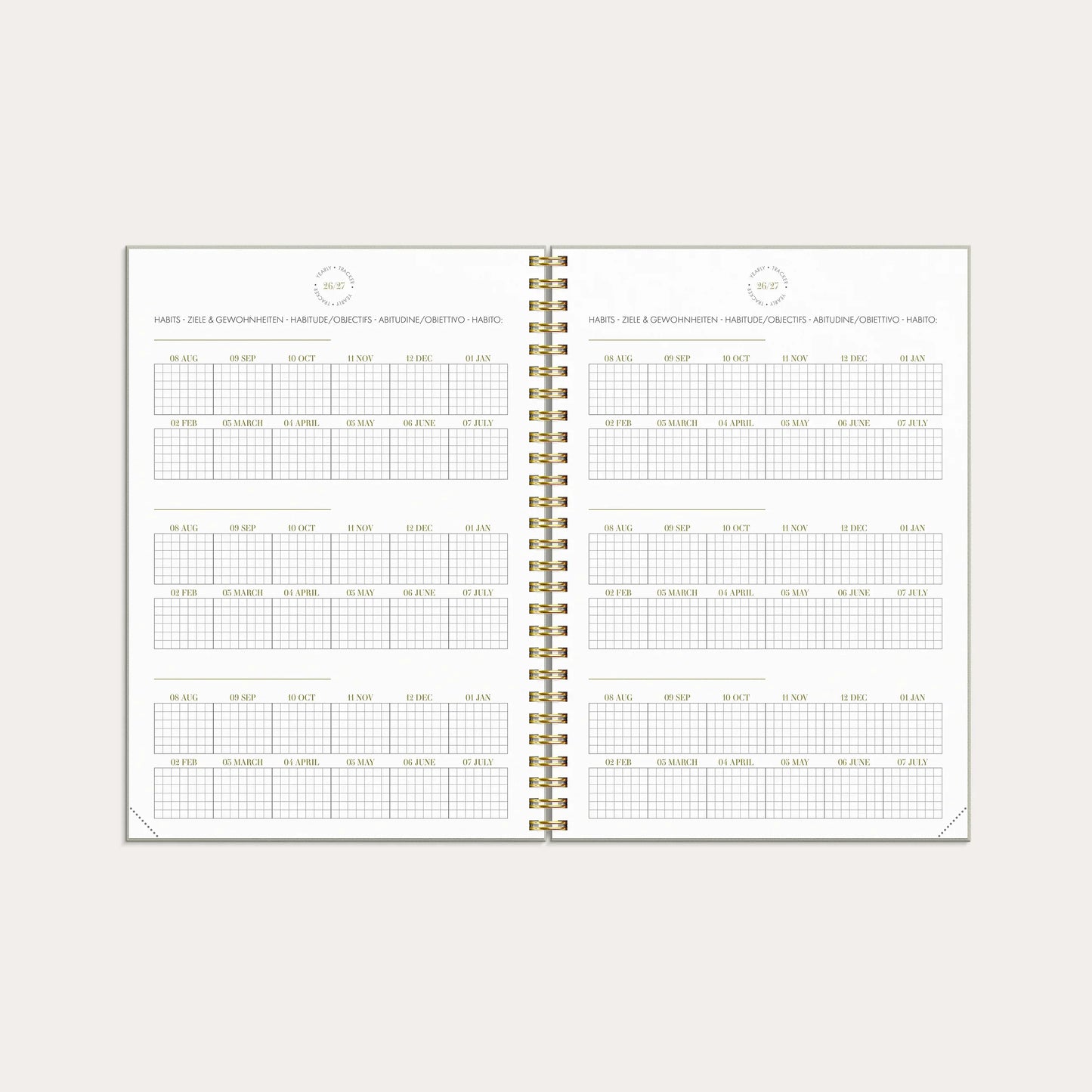 Norasin Life Planner Essentials A5 2026–2027 — Dated Daily Planner | Goal Setting, Time Management & Personal Organization