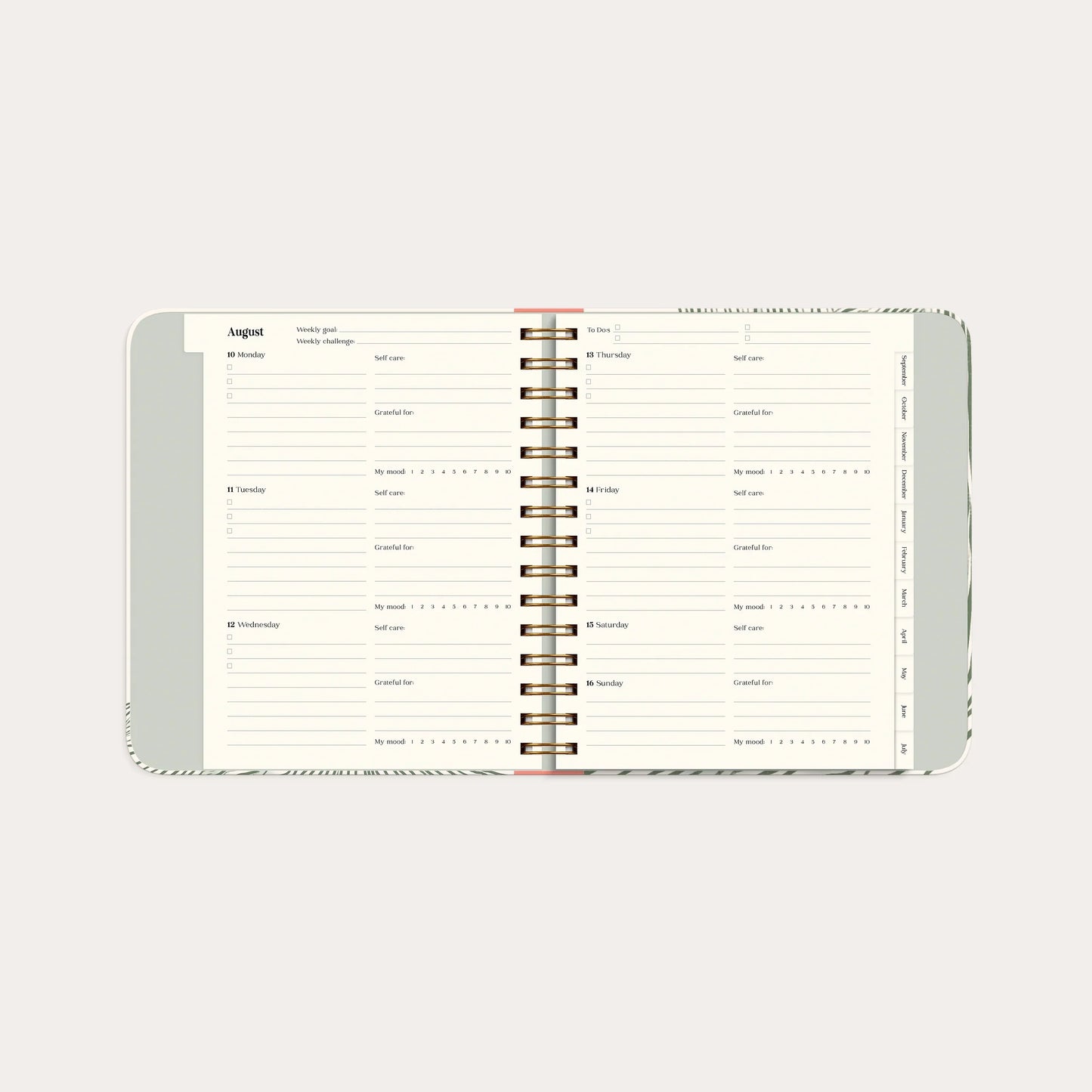 Norasin 2026–2027 Green Flow Life Planner — Dated Goal & Productivity Planner | Daily Organization, Goal Setting & Personal Growth