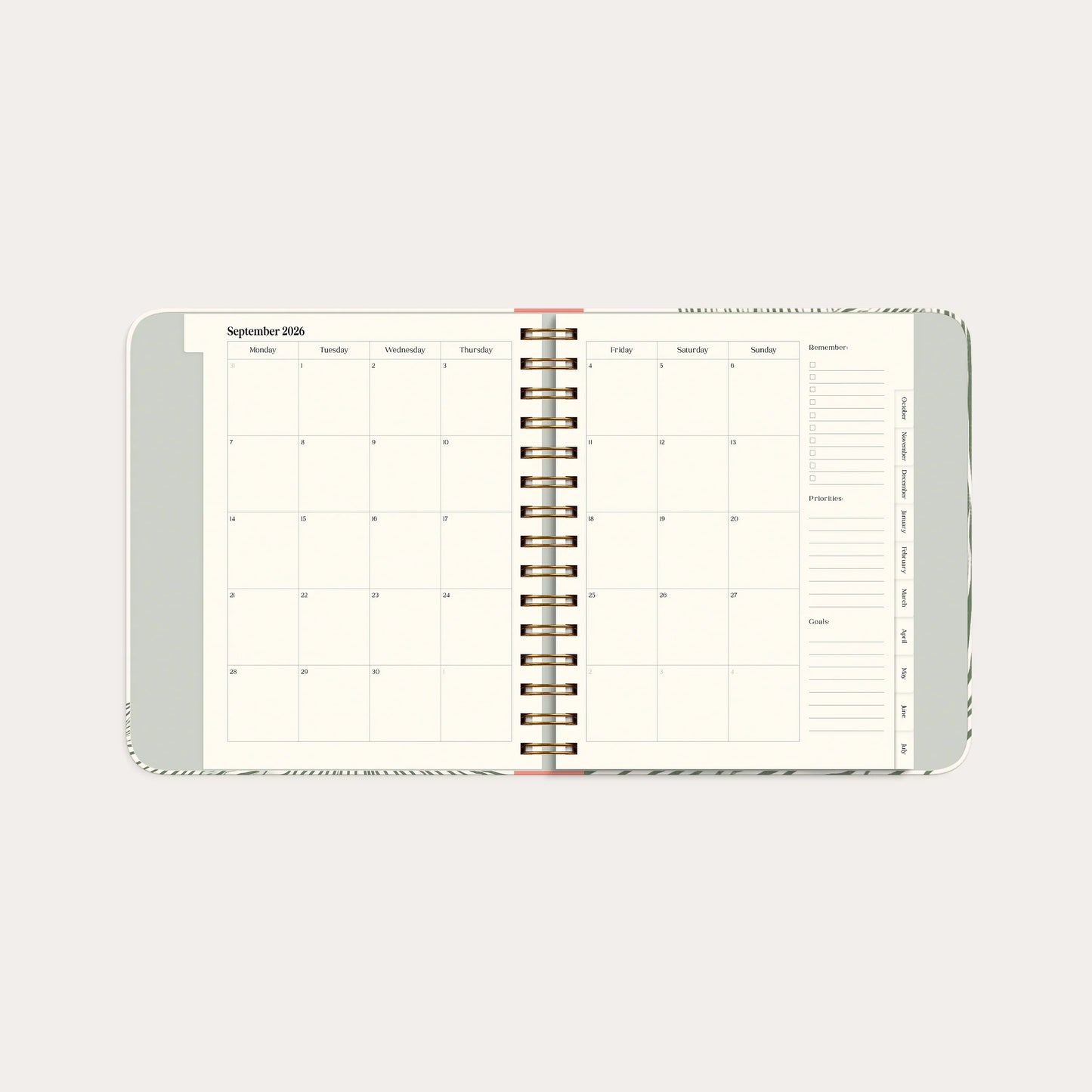 Norasin 2026–2027 Green Flow Life Planner — Dated Goal & Productivity Planner | Daily Organization, Goal Setting & Personal Growth