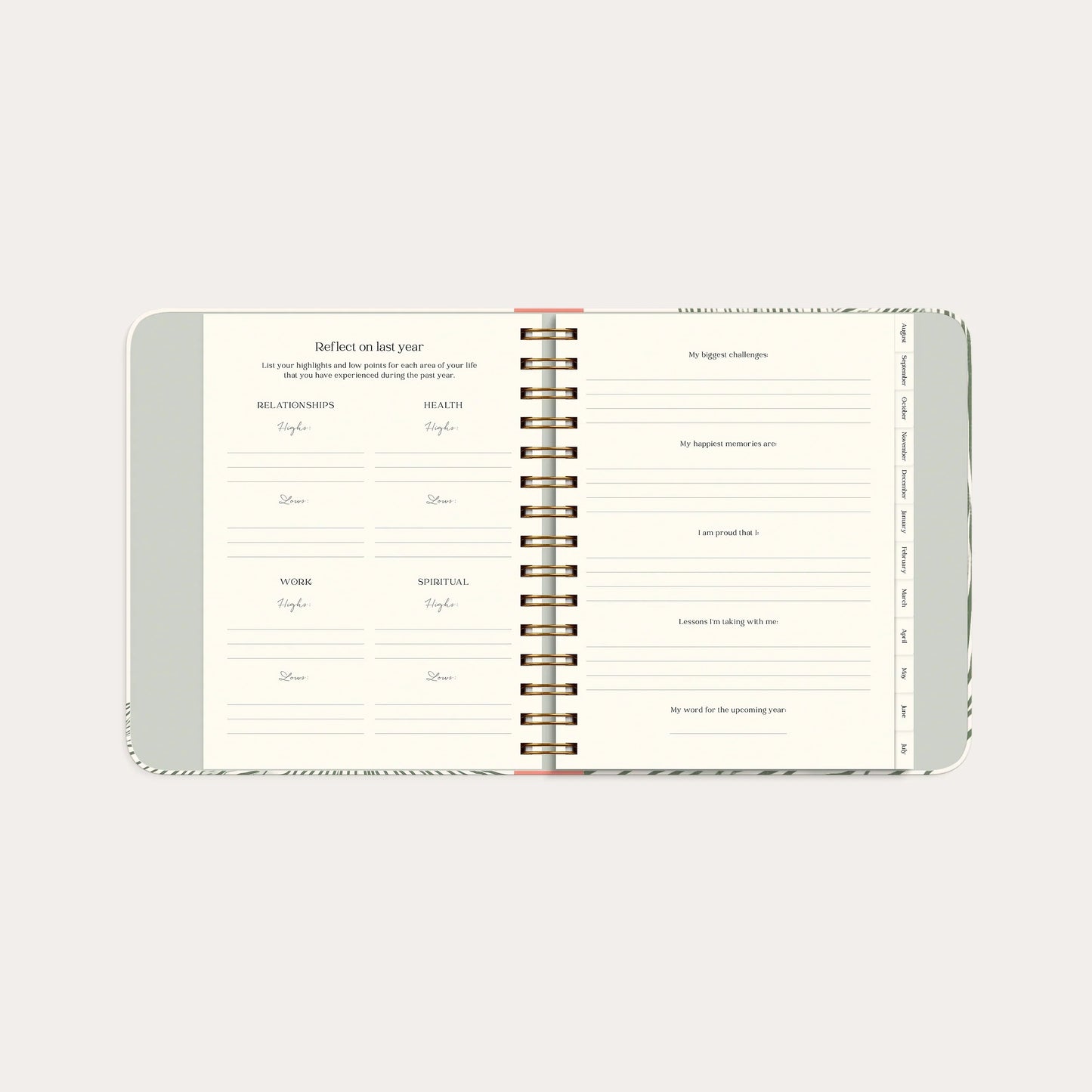 Norasin 2026–2027 Green Flow Life Planner — Dated Goal & Productivity Planner | Daily Organization, Goal Setting & Personal Growth