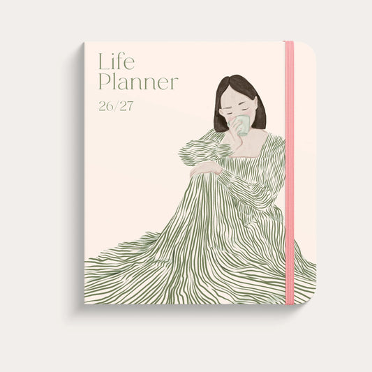 Norasin 2026–2027 Green Flow Life Planner — Dated Goal & Productivity Planner | Daily Organization, Goal Setting & Personal Growth
