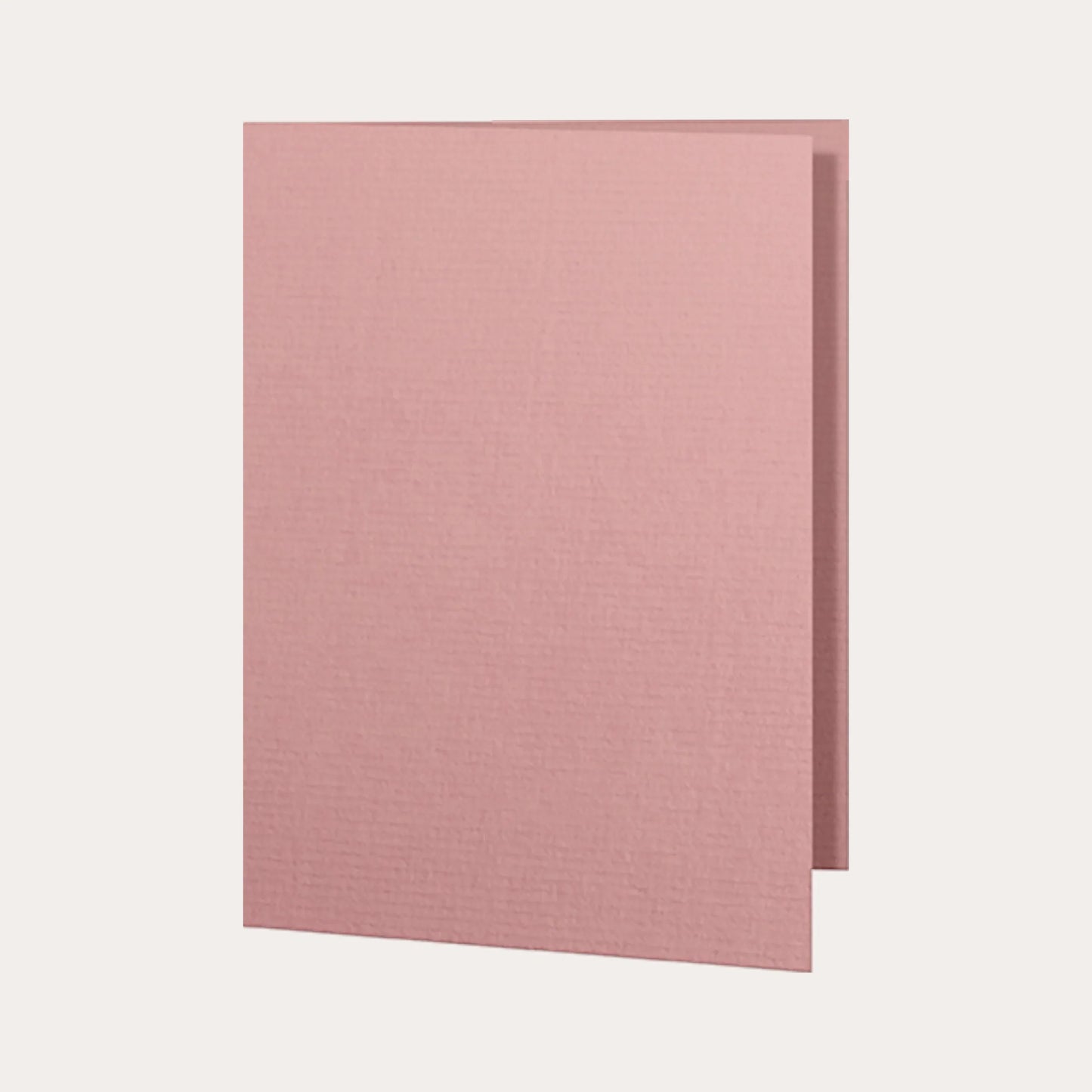 Norasin A6 Double Portrait Cards (5-Pack) — Premium Dusty Pink Greeting Cards | Invitations, Thank You Notes & Personalized Messages
