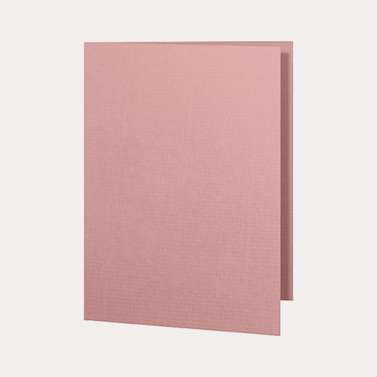 Norasin A6 Double Portrait Cards (5-Pack) — Premium Dusty Pink Greeting Cards | Invitations, Thank You Notes & Personalized Messages